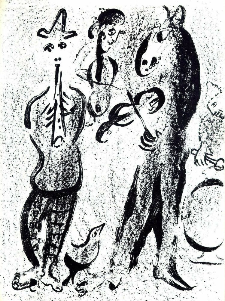 Litografía Chagall - Les Saltimbanques (M.395)