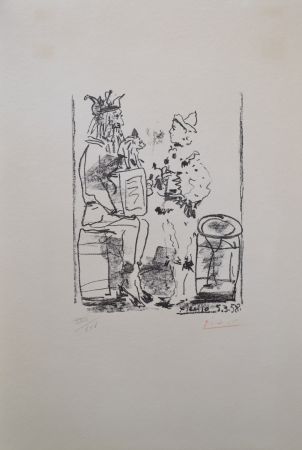Litografía Picasso - Les Saltmbanque (B855)
