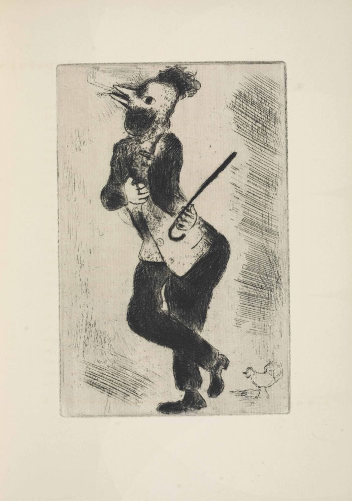 Aguafuerte Chagall - Les sept Peches capitaux: L'Orgueil 1