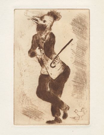 Grabado Chagall - Les Sept péchés capitaux (The Seven Deadly Sins),