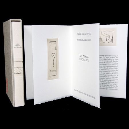 Libro Ilustrado Alechinsky - Les trains psychiques