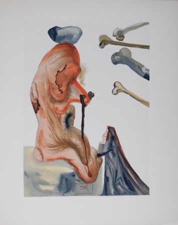 Litografía Dali - Les Trompeurs