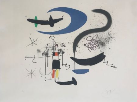 Aguafuerte Y Aguatinta Miró - L'escalier de la nuit 
