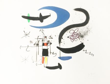 Aguafuerte Y Aguatinta Miró - L'escalier de la Nuit