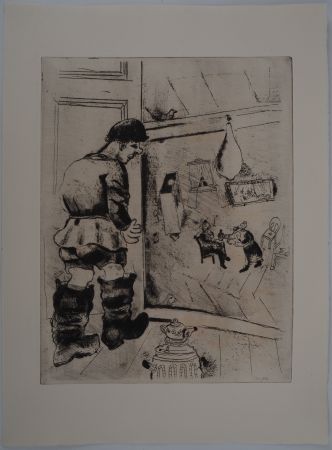 Grabado Chagall - L'espion (Prochka)