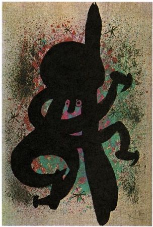 Litografía Miró - L'esquimo fiévreux / The feverish eskimo