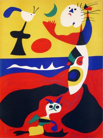 Pochoir Miró - L’Ete (D. 1310)
