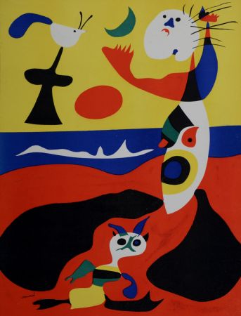 Litografía Miró - L’Eté, 1938