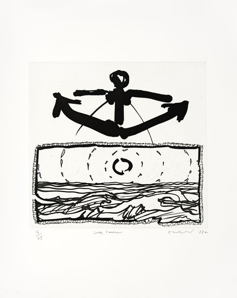 Grabado Alechinsky - Lever l'ancre