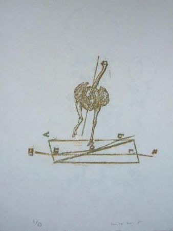 Litografía Ernst - Lewis Carroll's Wunderhorn 17