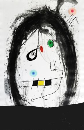 Grabado Miró - L´exilé noir