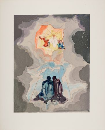 Grabado En Madera Dali - L'Extase de Dante, 1963