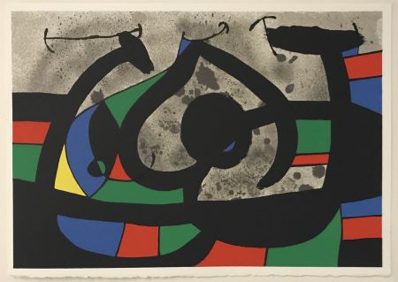 Litografía Miró - Lezard aux Plumes d'or (M.815)