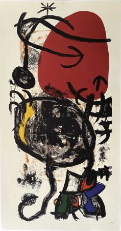 Cartel Miró - L'haltérophile
