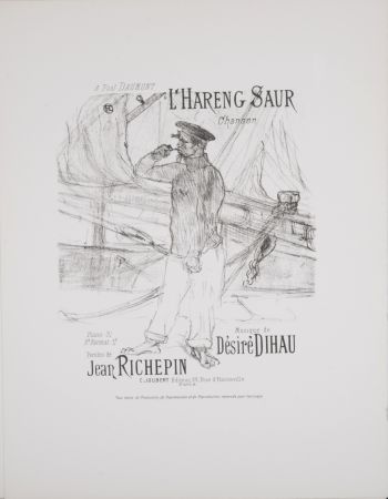 Litografía Toulouse-Lautrec - L'Hareng Saur, 1895