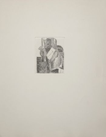 Grabado Picasso - L'Homme au chapeau, 1947