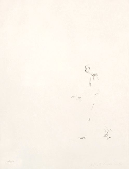Litografía Giacometti - L'Homme qui marche