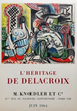 Cartel Picasso - L'héritage de Delacroix