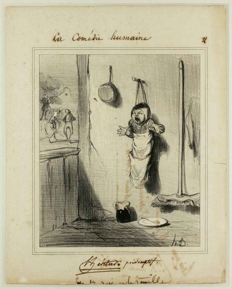 Litografía Daumier - L'Héritier présomptif