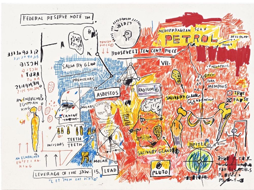 Serigrafía Basquiat - Liberty
