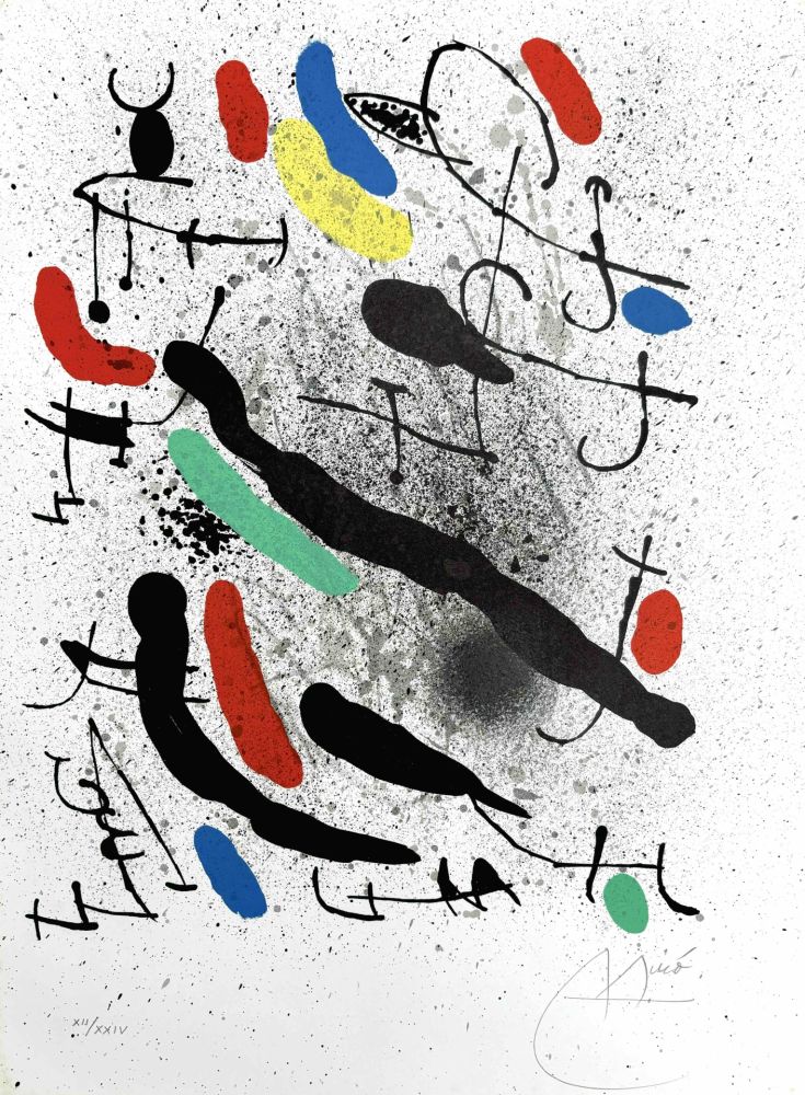 Litografía Miró - Liberté Des Libertés