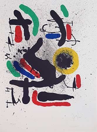 Litografía Miró - Liberté des libertés
