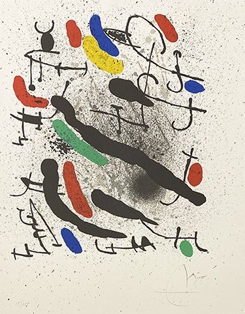 Litografía Miró - Liberté des libertés
