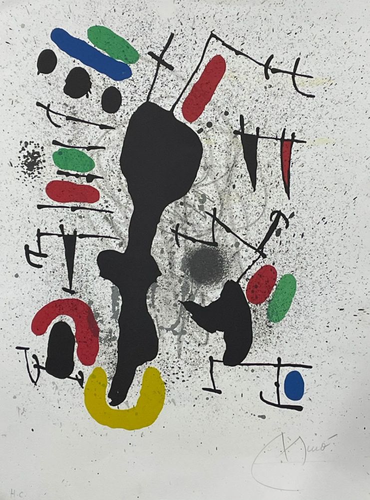 Litografía Miró - Liberté des libertés 4