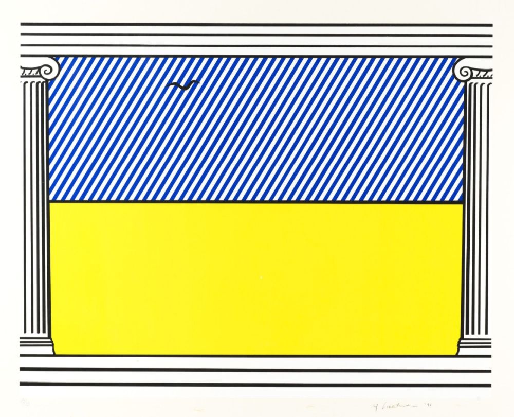 Serigrafía Lichtenstein - Liberté, from Mémoire de la Liberté (C. 259)