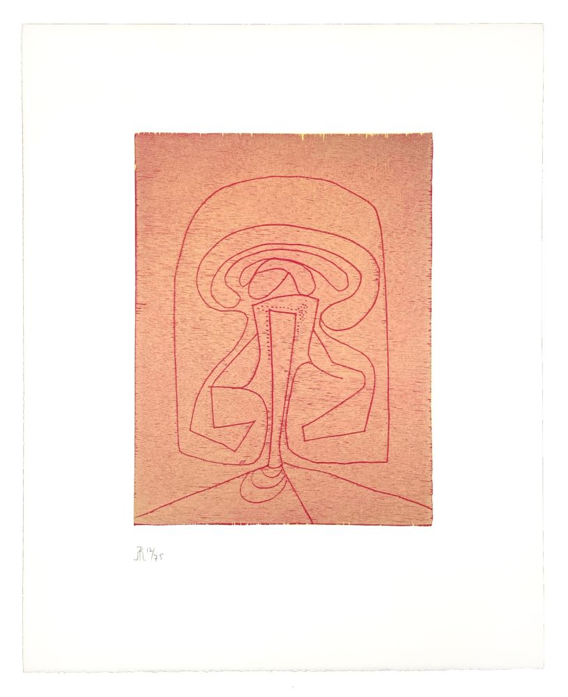 Grabado En Madera Müller - LIGNES MALIGNES - ÉCUSSON