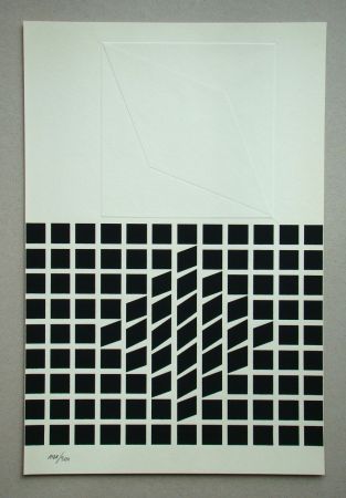 Serigrafía Vasarely - Likka-2 ( relief )