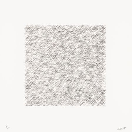 Litografía Lewitt - Lines of One Inch in Four Directions and All Combinations 05 (70128)