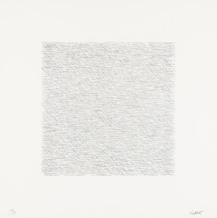 Litografía Lewitt - Lines of One Inch in Four Directions and All Combinations 12 (70123)