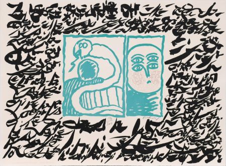 Linograbado Alechinsky - Linolog II