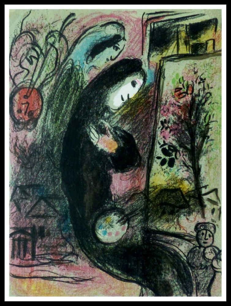 Litografía Chagall - L'INSPIRE