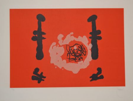 Aguatinta Miró - L'Invention Du Feu - D284