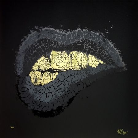 Serigrafía Tilt - Lipstick (black)