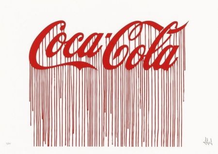 Serigrafía Zevs - Liquidated Coca-Cola