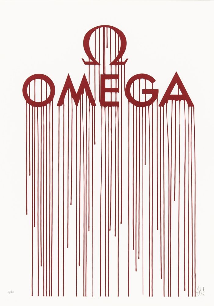 Serigrafía Zevs - Liquidated Omega