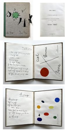 Libro Ilustrado Miró - Lise Hirtz. IL ÉTAIT UNE PETITE PIE. Exemplaire de Georges Hugnet avec double dédicace, signé (1928)