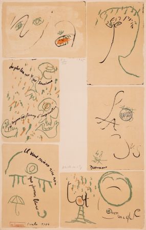 Aguafuerte Dotremont - Litho-mots