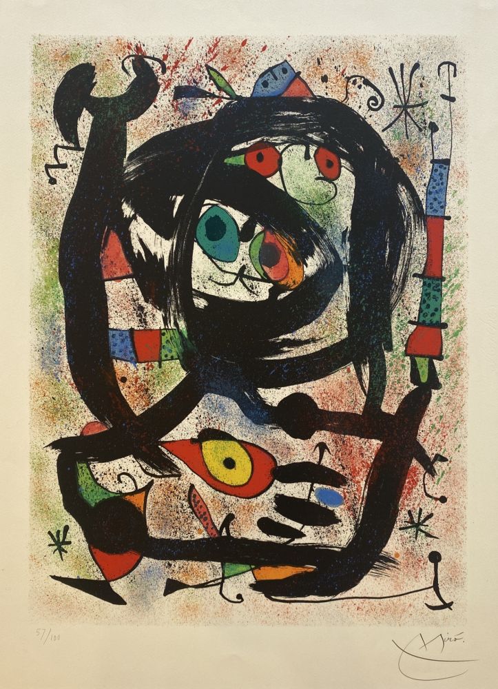 Litografía Miró - Lithograph for the County Museum of Art, Los Angeles