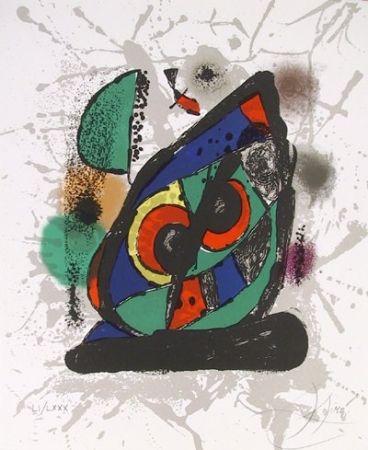 Litografía Miró - Lithograph IV