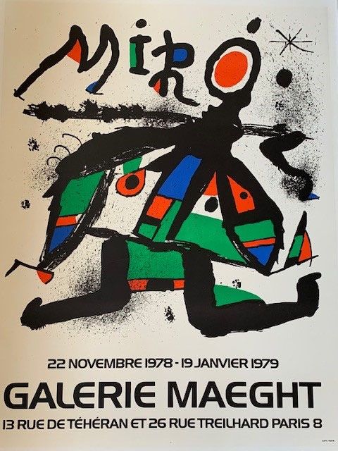 Litografía Miró - Lithographic poster