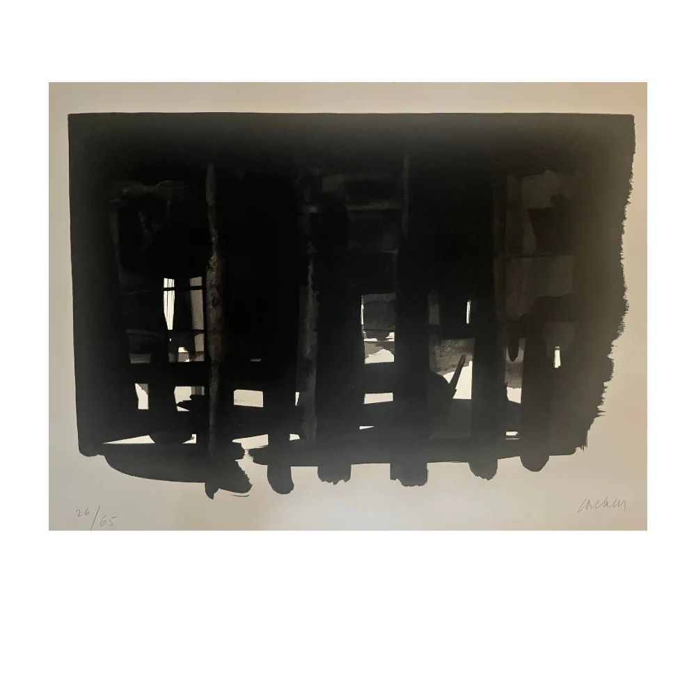 Litografía Soulages - Lithographie 16, 1964