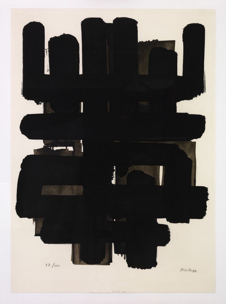 Litografía Soulages - Lithographie 3