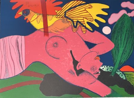 Litografía Corneille - Lithographie Extase de l'été, 1985