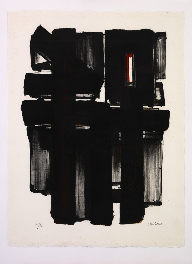 Litografía Soulages - Lithographie II