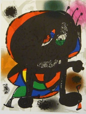 Litografía Miró - Lithographie  III From Miro Lithograph III