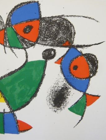 Litografía Miró - Lithographie III M35iro Lithographe II
